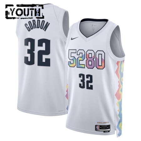 Camiseta Niños Denver Nuggets Aaron Gordon 2024-25 Nike City Edition Blanco Swingman Camiseta Niños Denver Nuggets Aaron Gordon 2024-25 Nike City Edition Blanco Swingman